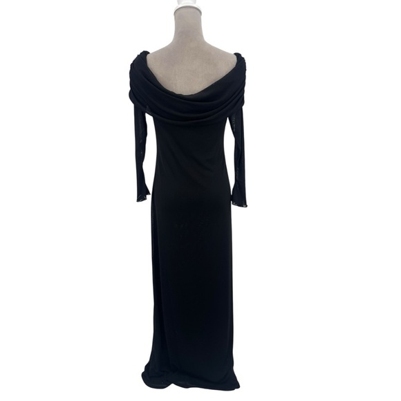 Meshki Dress Black NWT Size XXL Josie Off Shoulder Mesh Strapless Maxi Dress - Picture 9 of 12